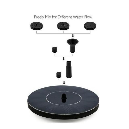 Solar Water Mercury Garden Miniature Floating Fountain - Image 5