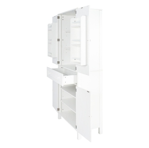 70.87Tall Kitchen Pantry, Storage Cabinet , Kitchen Cabinet , Drawer And Adjustable Shelves, For Kitchen, Dining Room, White - Image 5