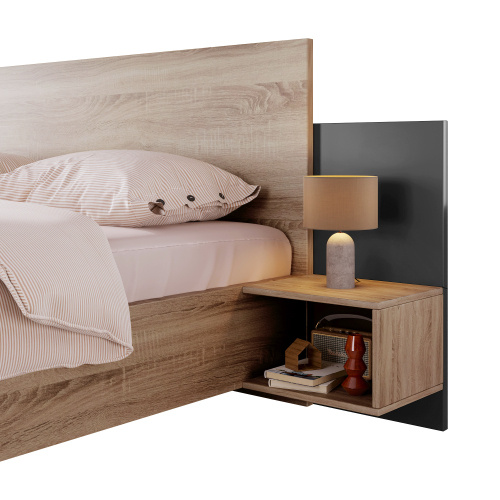 Double Bed, Wooden Bed - Image 2