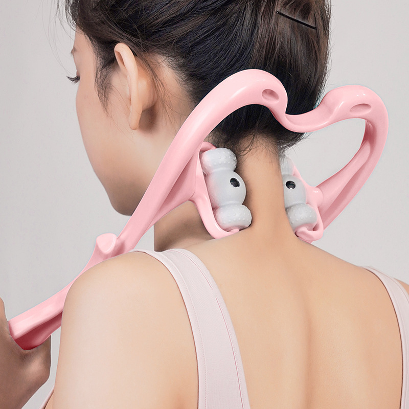 Neck Massager For Pain Relief Deep Tissue 360 Degree Neck Roller With 96 Pressure Point Neckbud Massage Roller For Neck Shoulder Waist Leg Foot Handheld Relaxer Tool - Image 7