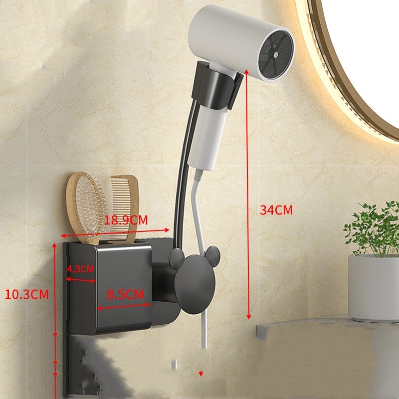 Hair Dryer Shelf Without Punching Holes - Image 4