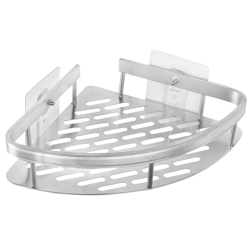 Toilet Corner Punch-free Space Aluminum Shelf - Image 5