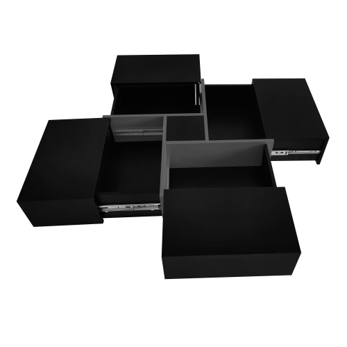 Unique Design Coffee Table With 4 Hidden Storage Compartments - Image 6