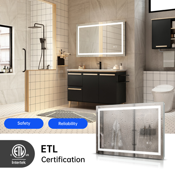 LED Lighting Bathroom Wall Mounted Mirror - Image 3