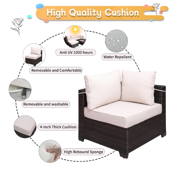 Outdoor Sofa Patio Furniture - Image 7