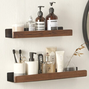 Bathroom Rack Wall-mounted Shower Room Toilet Nordic style Shelf