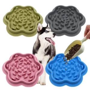 Pet Products Mat For Dogs Cats Slow Food Bowls With Suction Cup