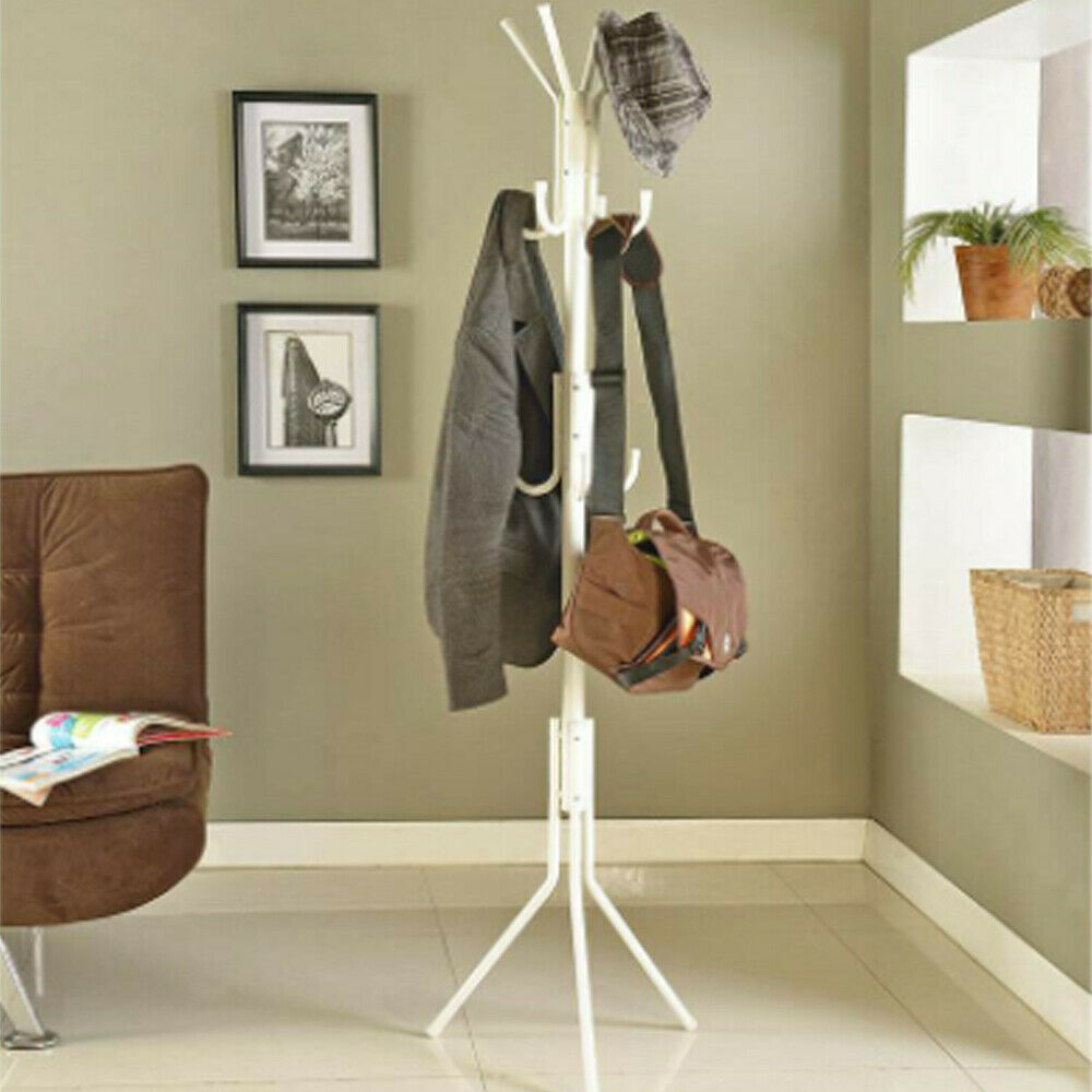 Coat Stand Coat Hat Jacket Umbrella Floor Standing Rack Clothes Hanger Hooks UK - Image 6