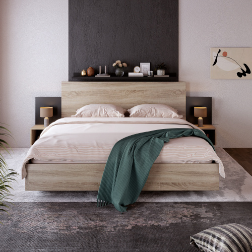 Double Bed, Wooden Bed - Image 5