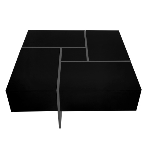 Unique Design Coffee Table With 4 Hidden Storage Compartments - Image 7