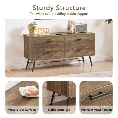 4-drawer TV Cabinet - Image 2