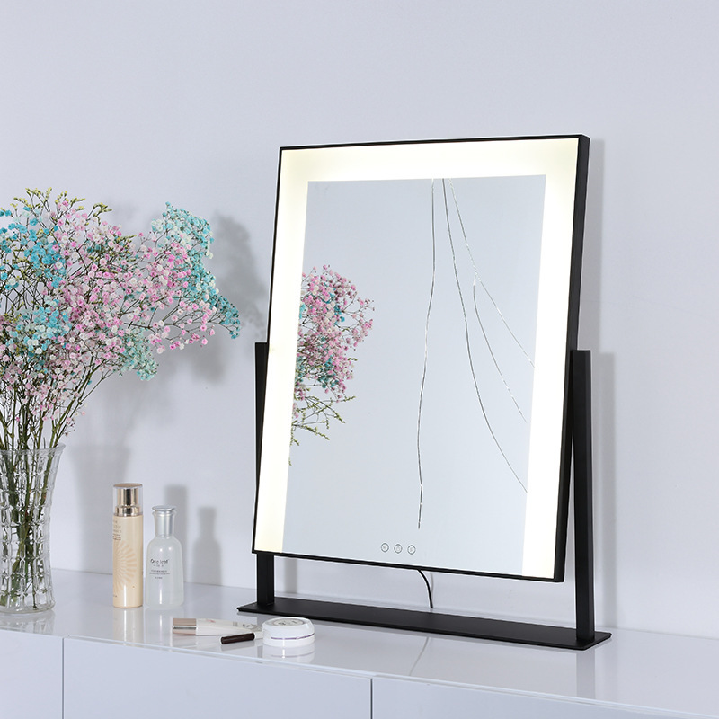 Led Make-up Mirror Fill Light Mirror Headlight Background Ambience Light With Dimming Light Strip - Image 4
