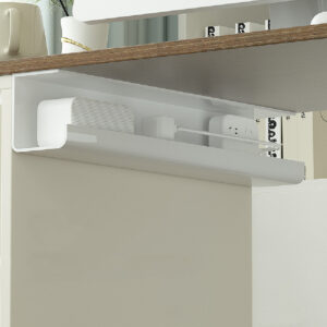 Cable Management Rack Punch-free Storage Box Computer Desk Bottom Wire Fixed Power Strip