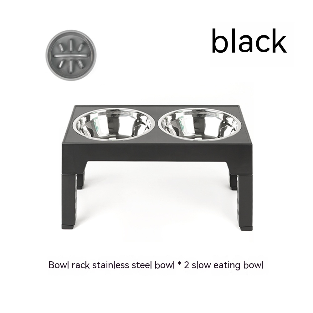 Pet Feeder Slow Feeding Bowl Lifting Dog Bowl Rack Neck Protection - Image 3