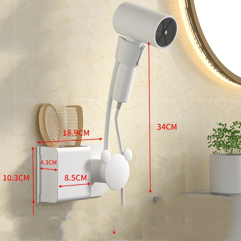 Hair Dryer Shelf Without Punching Holes - Image 2