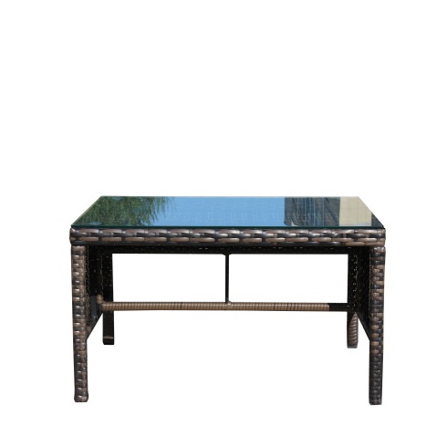 Outdoor Patio Furniture 1 Coffee Table With Clear Tempered Glass - Image 10